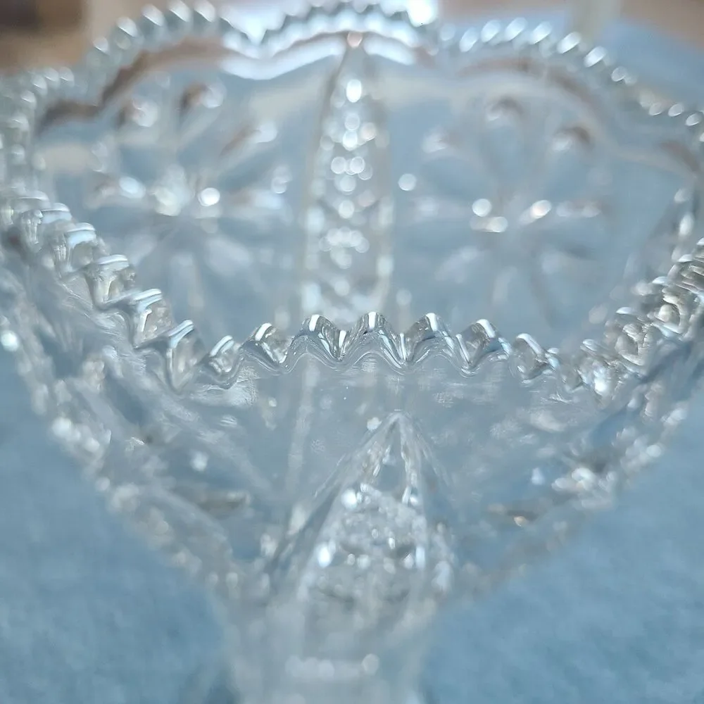 Heavy Imperial Glass Ohio Cosmos Clear Collection 12